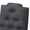 Baxton Studio Dylin Charcoal Upholstered Button Tufted Wood Dining Chair, PK2 155-9113 - alternate 6